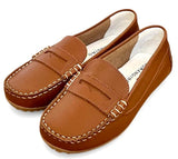 ANDY TAN LEATHER BIG BOY LOAFERS