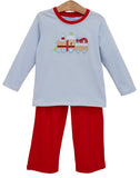 GINGERBREAD TRAIN PANT SET
