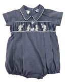 NATIVITY SMOCKED BOY BUBBLE