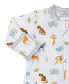 TROPICAL JUNGLE ZIPPER FOOTIE