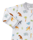 TROPICAL JUNGLE ZIPPER FOOTIE