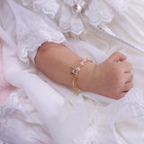 GOLD AND PEARL BRACELET - SMALL