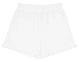 FRENCH TERRY RUFFLE SHORT