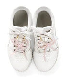 SHOE CHARM SET - PINK PEARL BOWS