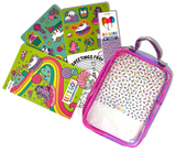 LET'S GO ACTIVITY AND COLORING KIT - UNICORN CANDY TOWN