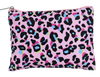PINK LEOPARD COSMETIC BAG