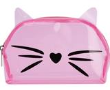 PINK LEOPARD COSMETIC BAG