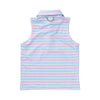 SLEEVELESS PRO PERFORMANCE POLO - CANDY STRIPE