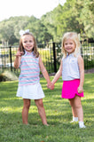 TENNIS TWIRL SKIRT IN CHEEKY PINK