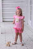 PUPPY FLUTTER SHORT SET FOR GIRLS