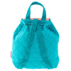 TURQUOISE FLORAL BACKPACK