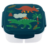 STEPHEN JOSEPH DINOSAUR SNACK BOX WITH ICE PACK