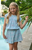 JOSIE ISLAND TEAL DRESS