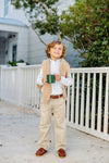 PREP SCHOOL PANTS KEENELAND KHAKI WITH NANTUCKET NAVY STORK