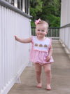 PUPPY TRIO EMBROIDERED RUFFLE BUBBLE