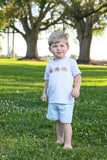 PUPPY TRIO EMBROIDERED SHORT SET