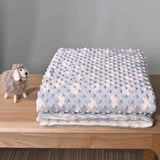 BLUE COZY CLOUD BLANKET