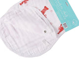 HEADS TAILS CRAWFISH BABY BURP CLOTH AND BIB 2 IN 1