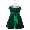 DELUXE VELVET DRESS WITH LACE