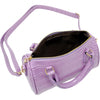 CROCODILE DUFFLE HANDBAG- LAVENDER