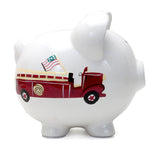 Firetruck Piggy Bank