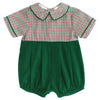 KELLY/CORD DOUGLAS PLAID - DRESSY BUBBLE SHORT