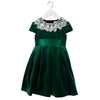 DELUXE VELVET DRESS WITH LACE