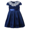 LULI & ME DELUXE VELVET DRESS WITH LACE