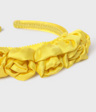 GIRLS YELLOW FLOWER HEADBAND