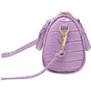 CROCODILE DUFFLE HANDBAG- LAVENDER