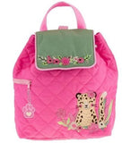 STEPHEN JOSEPH LEOPARD QUILTED BACKPACK