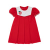 BUNNY PHIPPS FROCK RICHMOND RED WITH WORTH AVENUE WHITE & RICHMOND RED MINI GINGAM