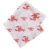 HEADS AND TAILS BABY MUSLIN SWADDLE RECEIVING BLANKET