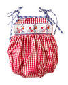 PATRIOTIC BICYCLES SMOCKED SUNBUBBLE