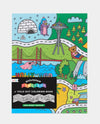 USA ROAD TRIPPIN' FOLD OUT COLORING BOOK