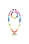 DOUBLE RAINBOW NECKLACE & RAINBOW SET