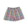 SHELTON SHORTS - PAINT SET PLAID WITH NANTUCKET NAVY STORK