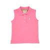 SLEEVELESS ANNA PRICE POLO HAMPTONS HOT PINK WITH GRACE BAY GREEN STORK