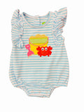 APPLIQUE BEACH BUCKET GIRL ROMPER