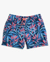 BOYS TROPICAL BLOOMS PRINTED SWIM TRUNK