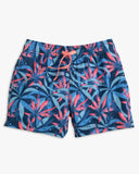 BOYS TROPICAL BLOOMS PRINTED SWIM TRUNK