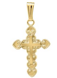 14K Cross Necklace P 590 A