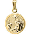 14K Guardian Angel Pendant