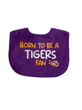 BORN TO BE A TIGERS FAN BIB