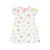 PENNY'S PLAY DRESS LITTLE GASPARILLA GARDEN WITH SANDPEARL PINK