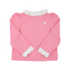 WINNIE'S WAVE SPOTTER SWIM SHIRT - HAMPTON HOT PINK WITH WORTH AVENUE WHITE
