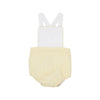 SAYRE SUNSUIT - WORTH AVENUE WHITE WITH SEASIDE SUNNY YELLOW SEERSUCKER