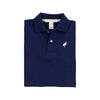 PRIM & PROPER POLO NANTUCKET NAVY WITH MULTICOLOR STORK