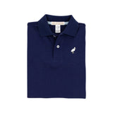 PRIM & PROPER POLO NANTUCKET NAVY WITH MULTICOLOR STORK