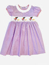 LULU BEBE HALLOWEEN SMOCKED WAIST DRESS